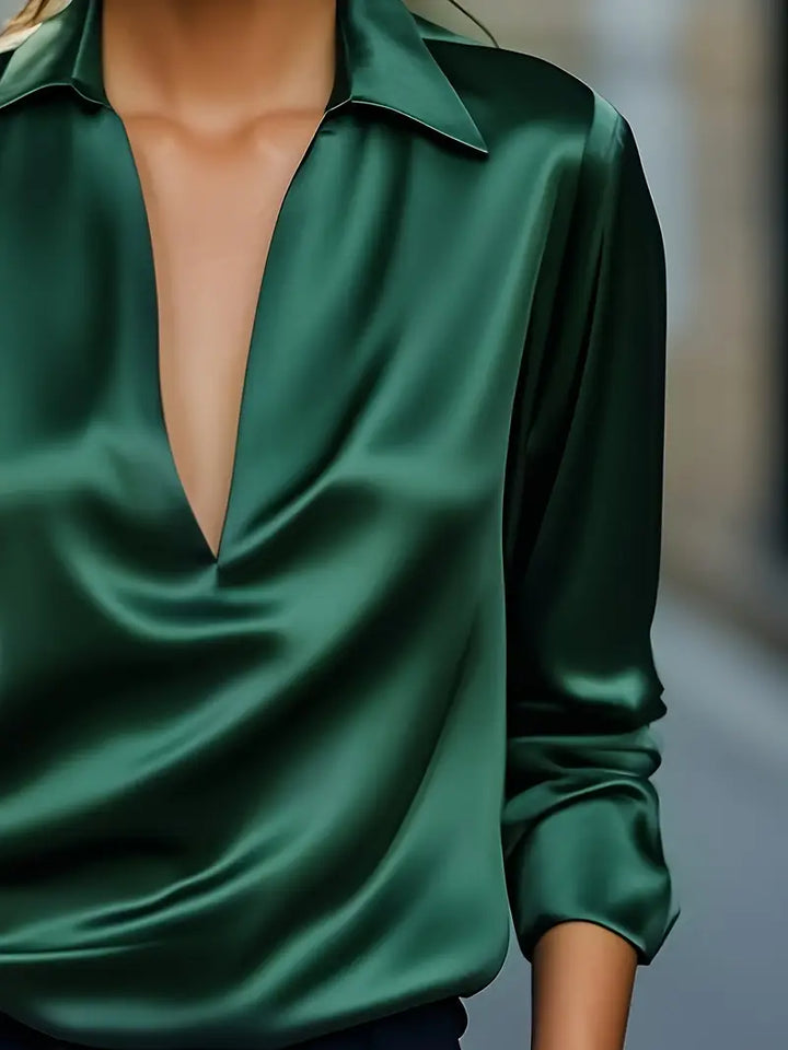 Eva™ | Premium V-Neck Blouse