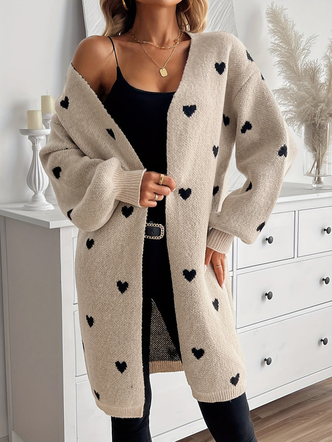 Ava | Heart Cardigan