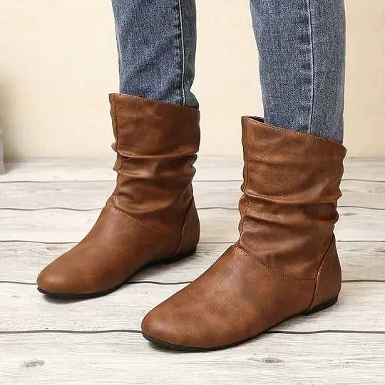 Emery | Exclusive Leather Slouch Boots