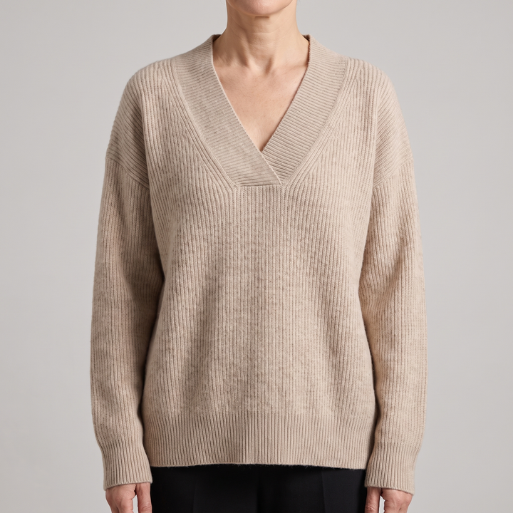 Cameron | Cozy Style V-Neck Knit Sweater