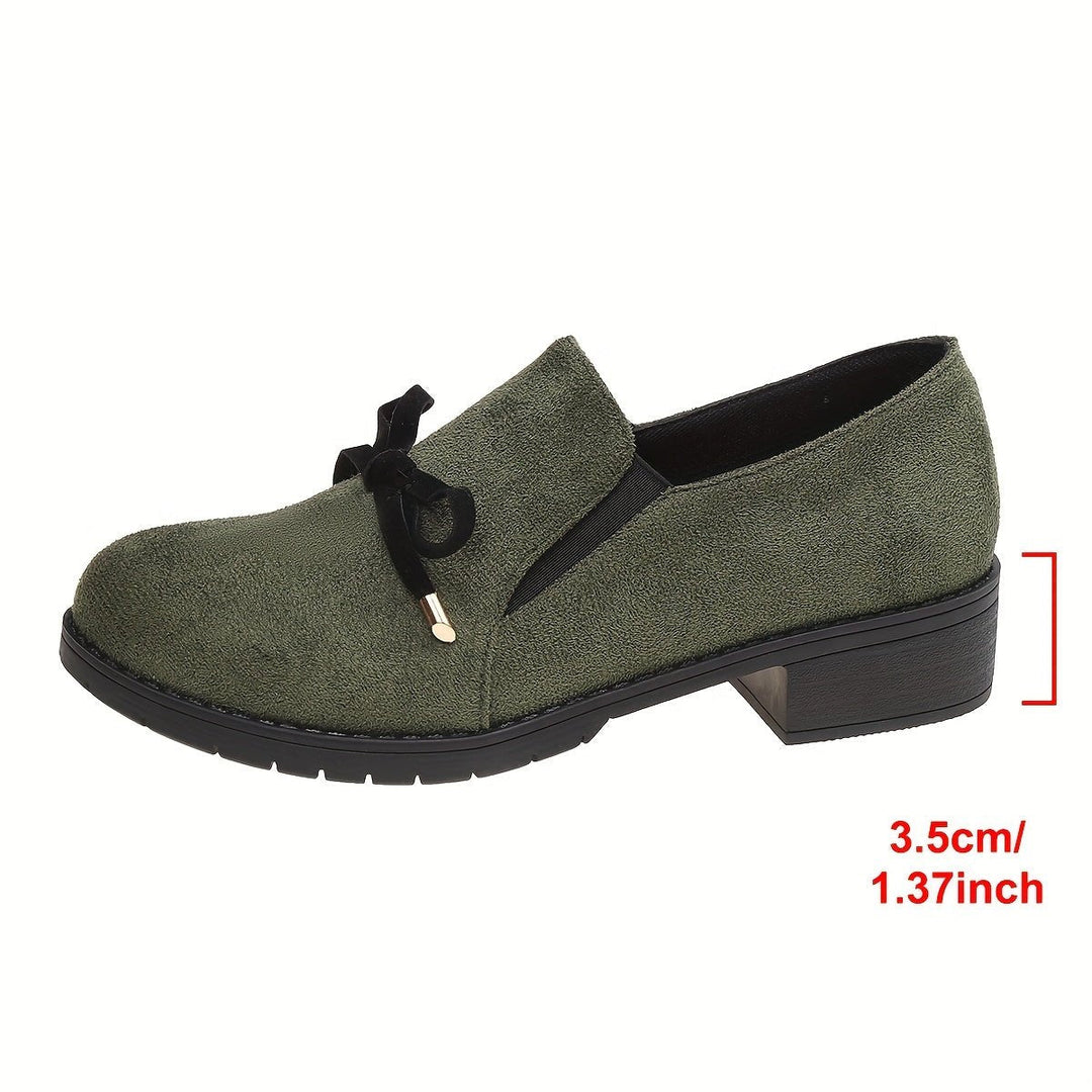 Andrea | Bow-Detail Slip-On Loafers