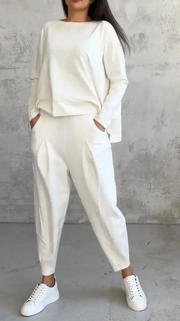 Daria - Elegant & Chic Two-Piece Ensemble – Effortless Style & Comfort