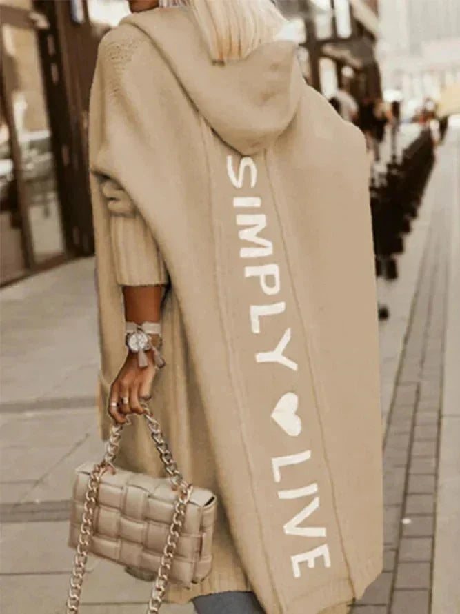 Landry | Warm And Trendy Hooded Long Cardigan
