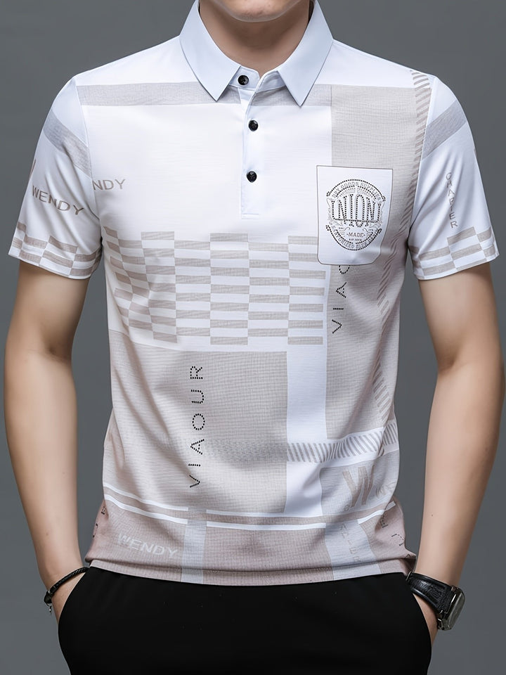 Marcus | Modern Colorblock Tailored Polo Shirt