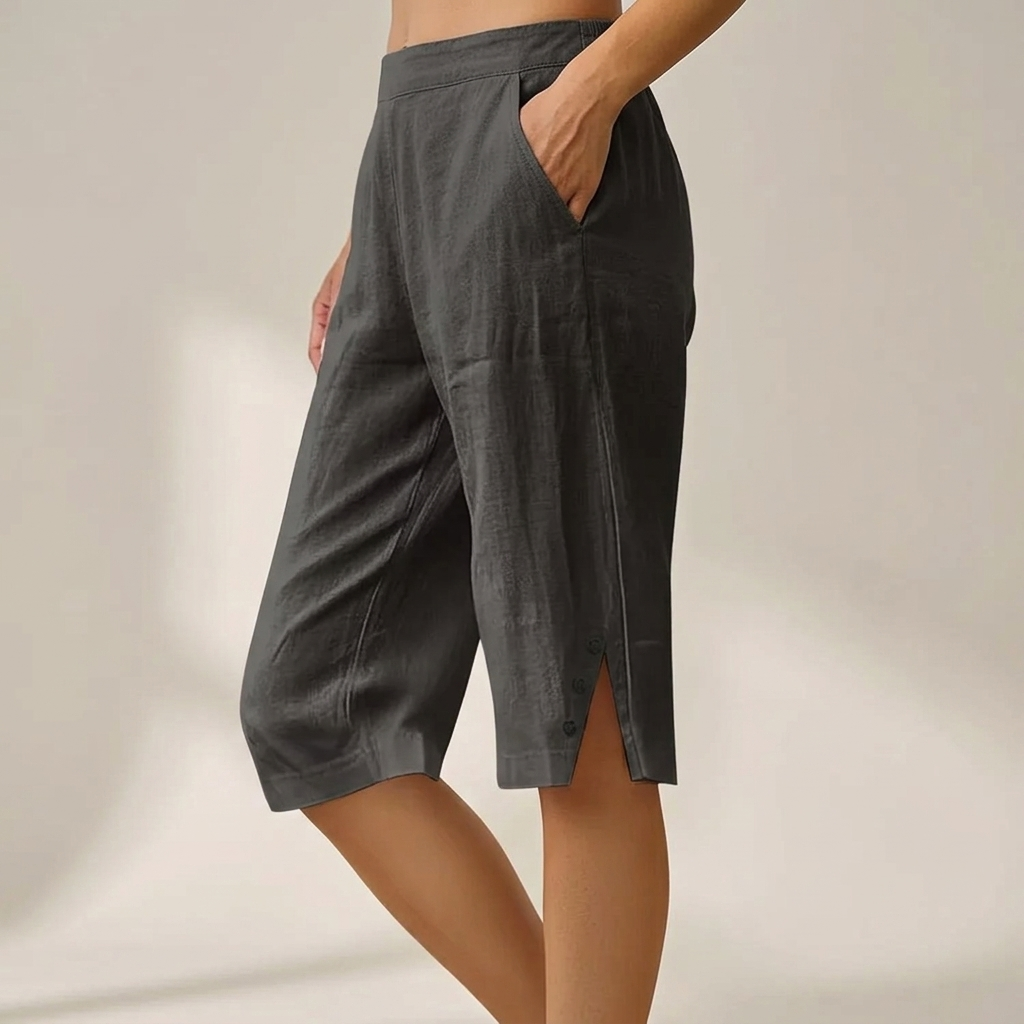 Harlow | Effortless Comfort Relaxed Knee Shorts