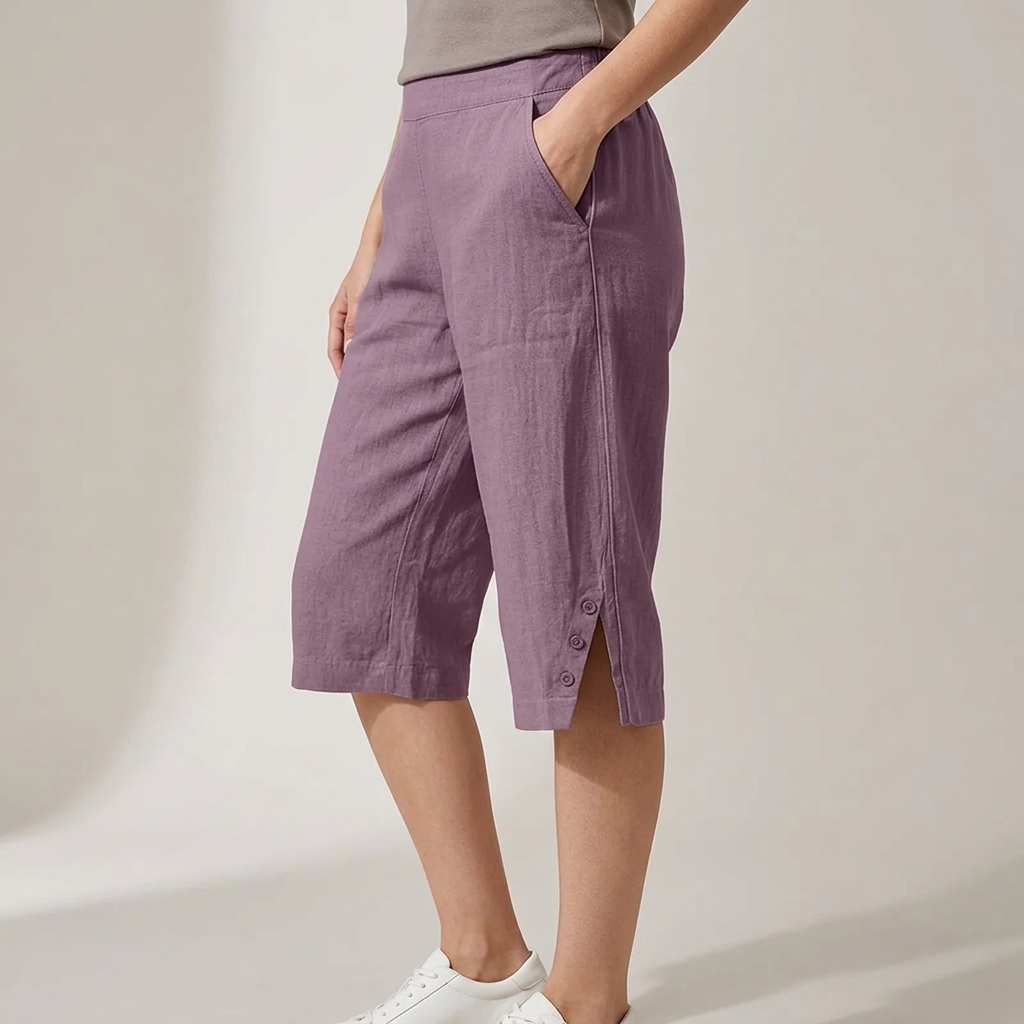 Harlow | Effortless Comfort Relaxed Knee Shorts