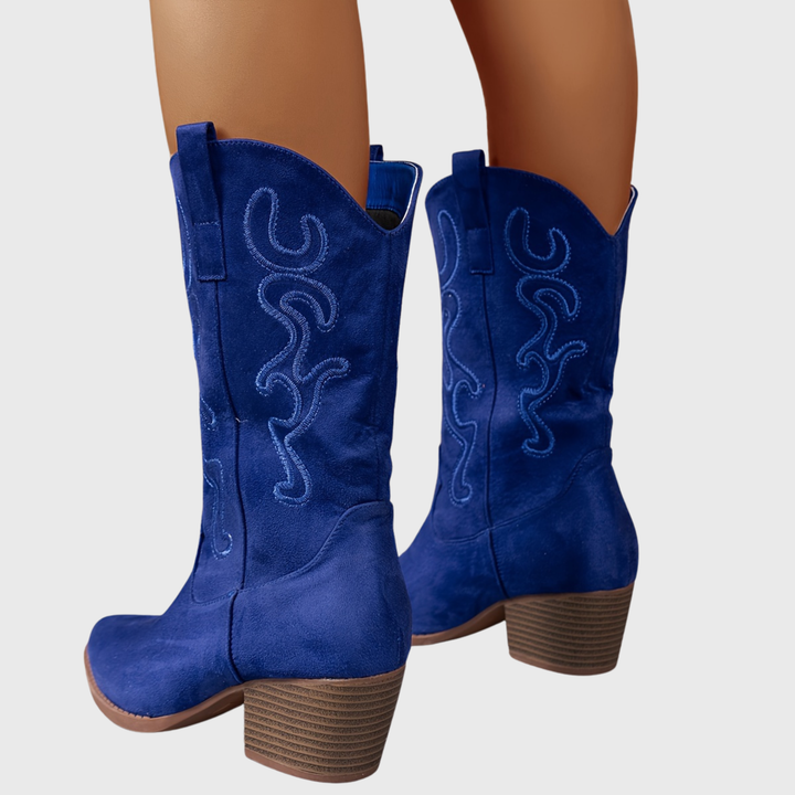 Lena | Stylish And Comfortable Wide-Calf Cowboy Boots