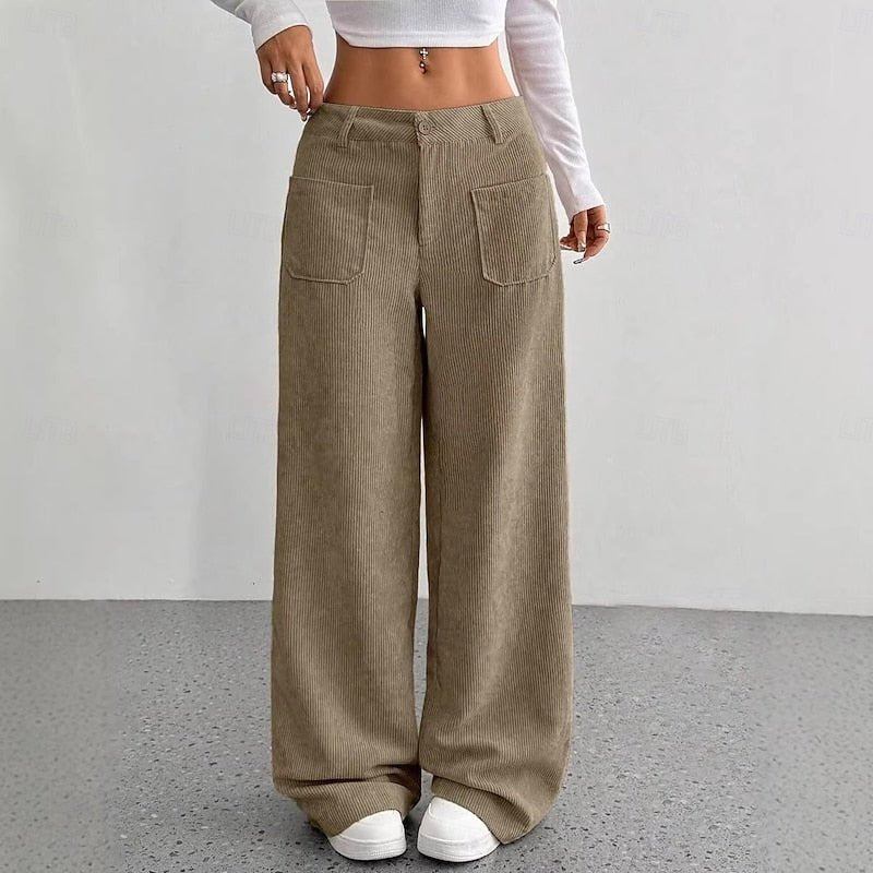 Julietta | Elegant High-Waist Wide-Leg Trousers