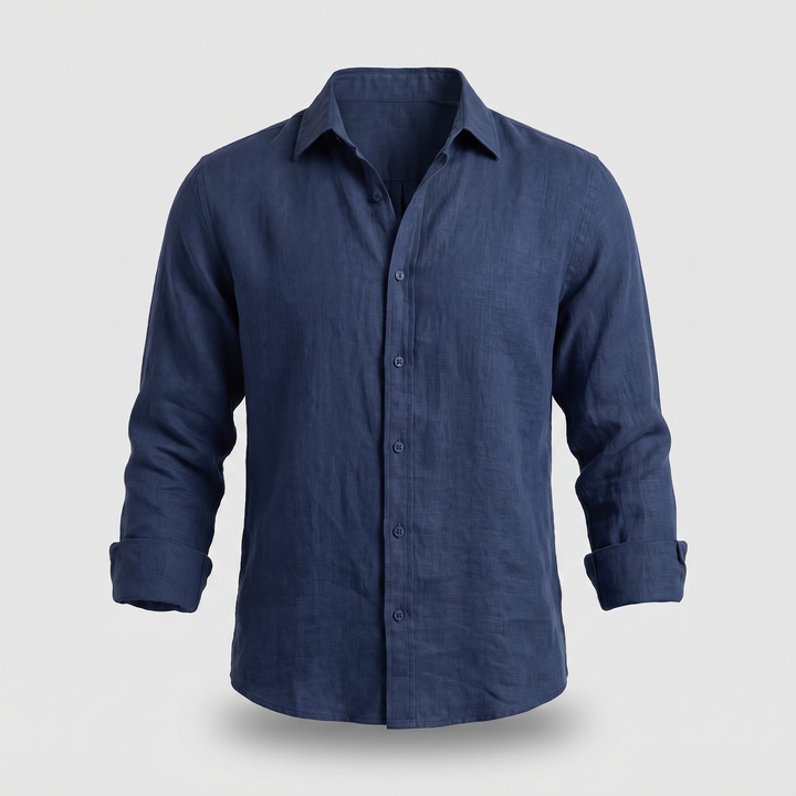 Aiden | Comfortable Long Sleeve Linen Shirt