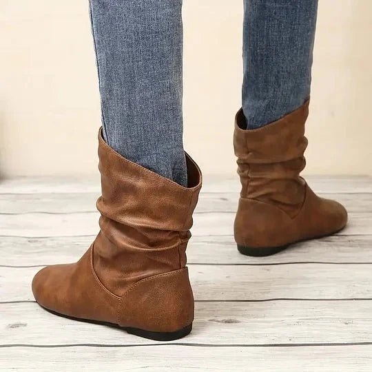 Emery | Exclusive Leather Slouch Boots