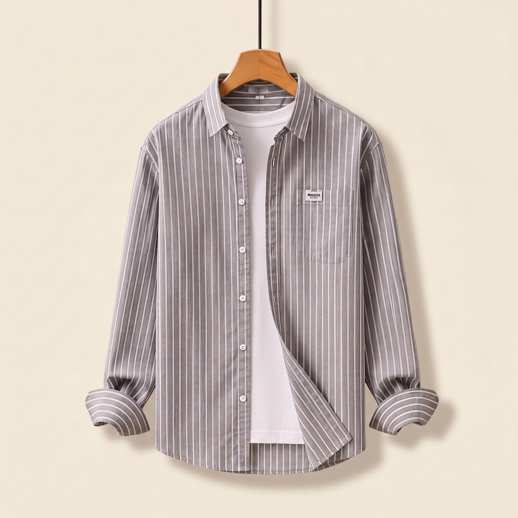 Joshua | Classic and Comfortable Style Striped Cotton Shirt