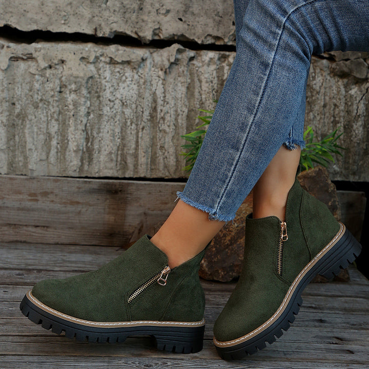Alice | Modern And Versatile Platform Ankle Boots