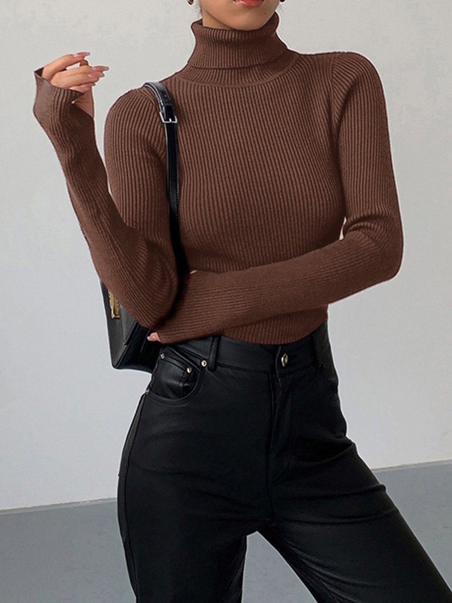 Paloma | Refined And Versatile Ribbed Turtleneck Sweater