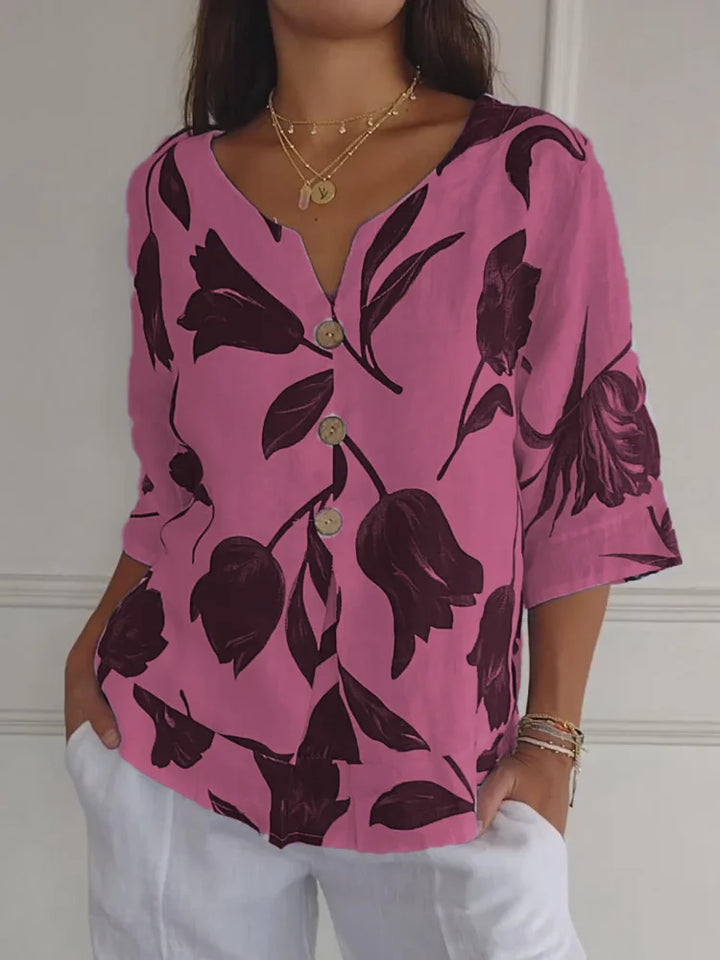 ZARIYA – PRINTED SPRING TUNIC FOR WOMEN