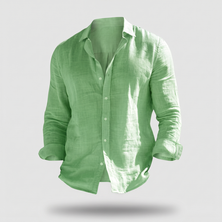 Aiden | Comfortable Long Sleeve Linen Shirt