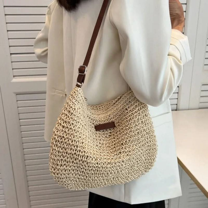 Sophie | Handwoven Interior Straw Tote Bag