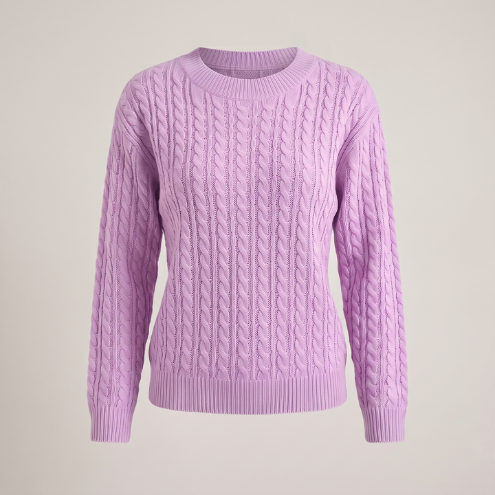 Nova | Classic Cable Design Knit Sweater
