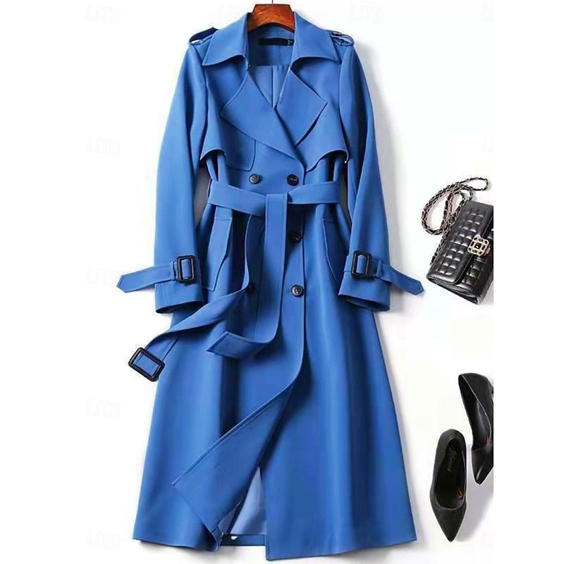 Clara | Belted Long Trench Coat