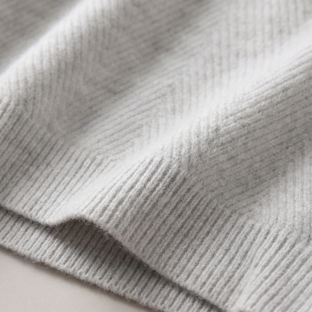 Grayson | Lightweight Textured Style Cashmere Knit Sweater