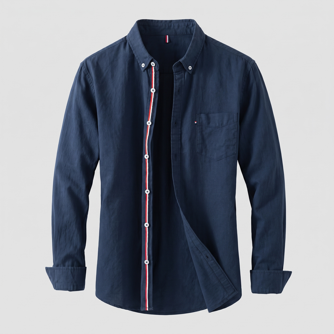 Caleb | Lightweight & Breathable Design Linen Shirt