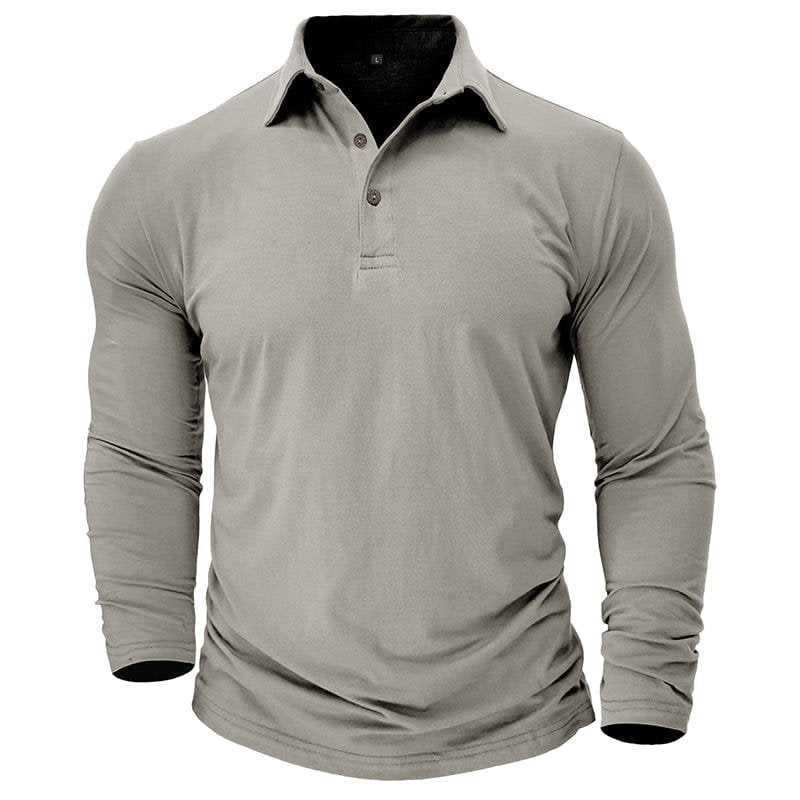 Damian | Premium Long-Sleeve Polo Shirts