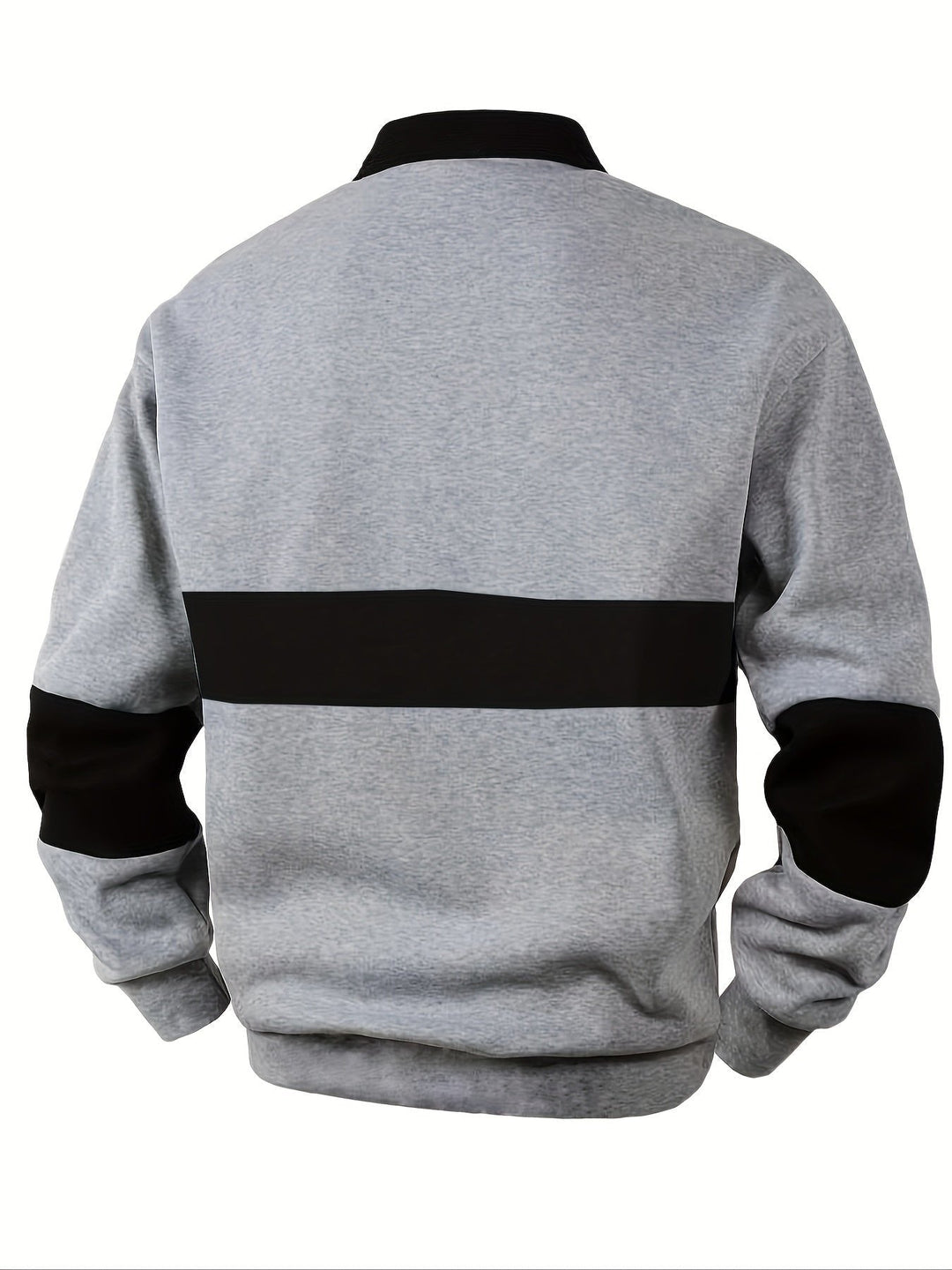Easton | Colour-Block Long Sleeve Polo Shirt