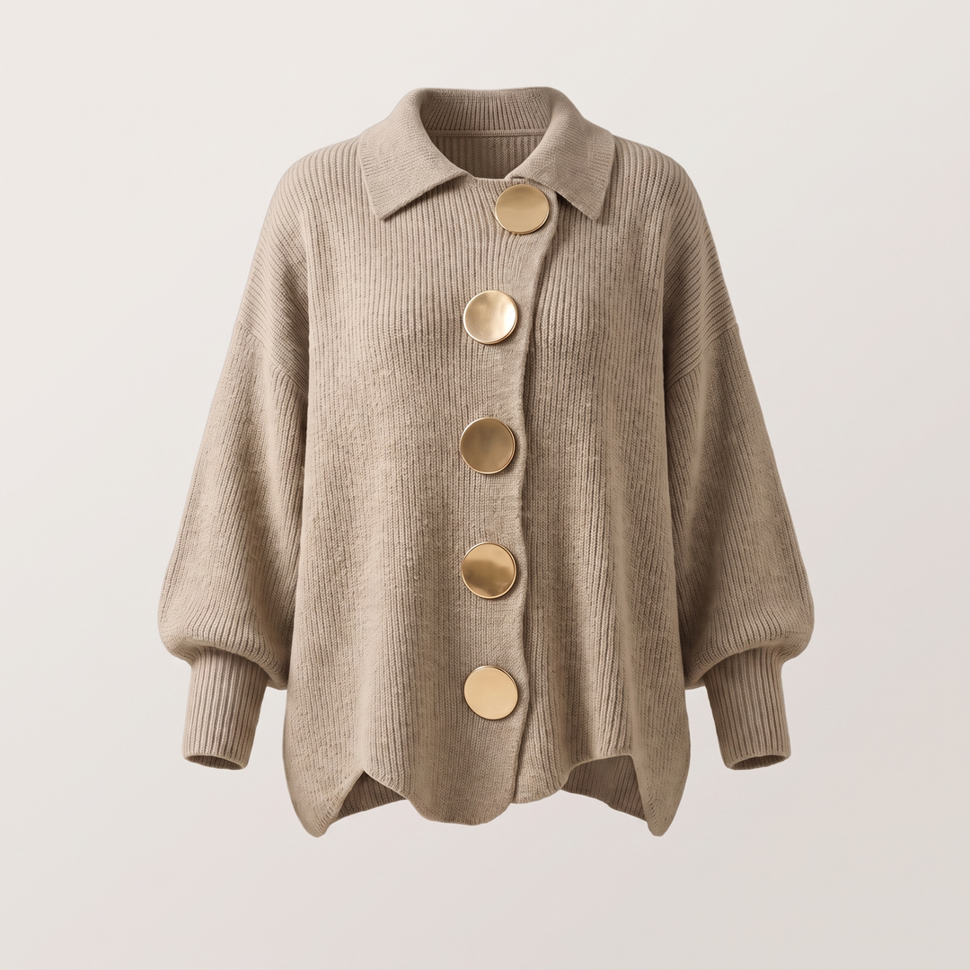 Lucia | Textured Layering Style Knit Cardigan