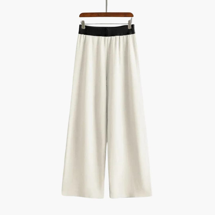 Eliana | Elegant Knit Sweater & Wide-Leg Trouser Set