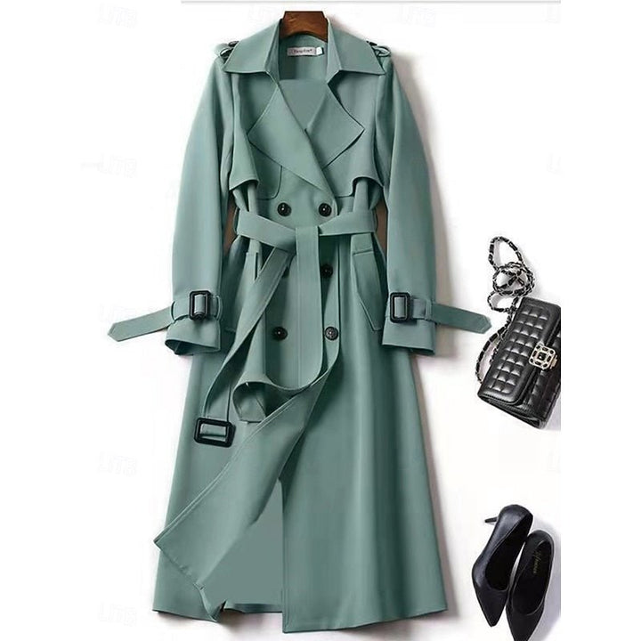 Clara | Belted Long Trench Coat
