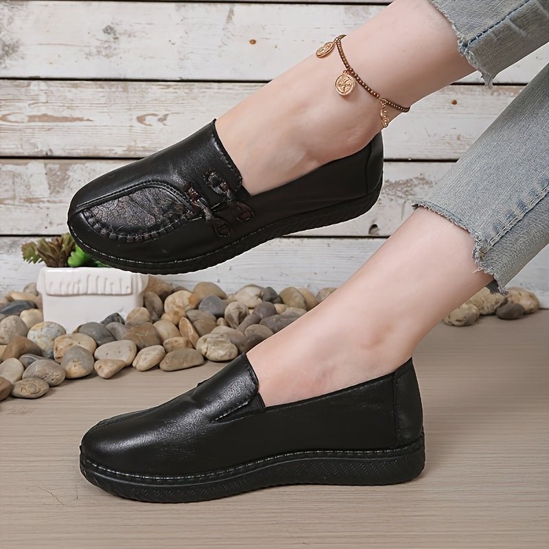 Avery |  Elegant Cushioned Embroidered Loafers