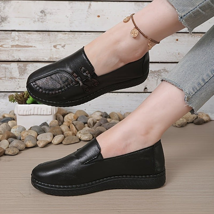 Avery |  Elegant Cushioned Embroidered Loafers