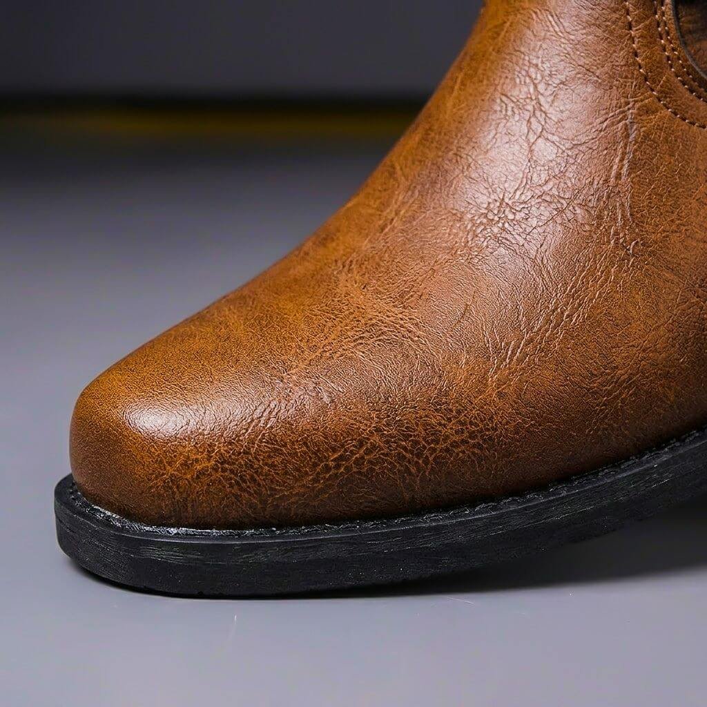 Adrian | Vintage Style Genuine Leather Boots