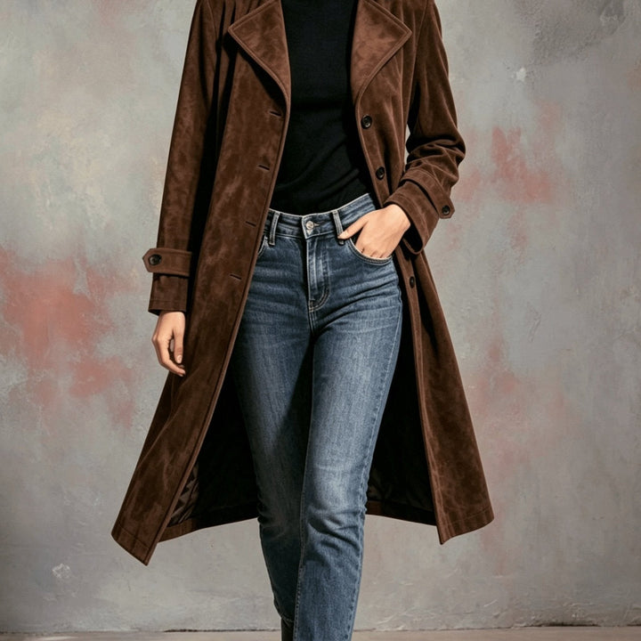 Emery | Timeless Elegance Refined Longline Trenchcoat