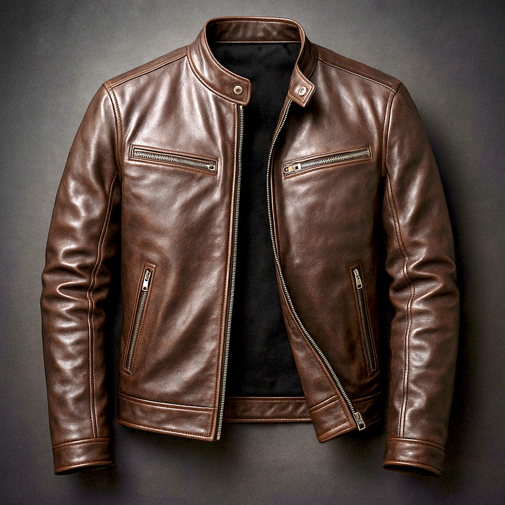 Ethan | Classic Style Vintage Leather Jacket