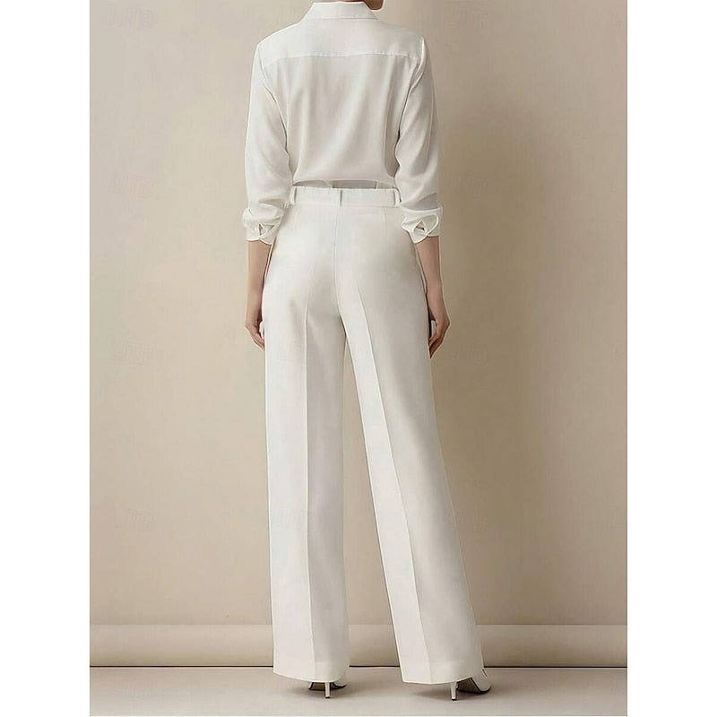 Alaina | Elegant High-Waist Tailored Trousers