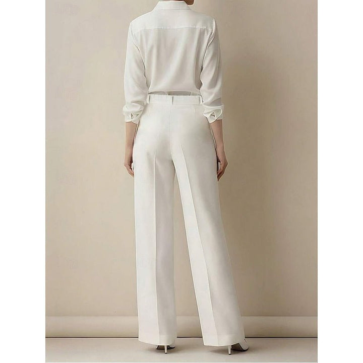 Alaina | Elegant High-Waist Tailored Trousers