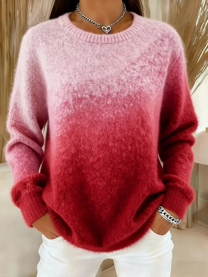 Luma | Gradient Style Knit Sweater for Women