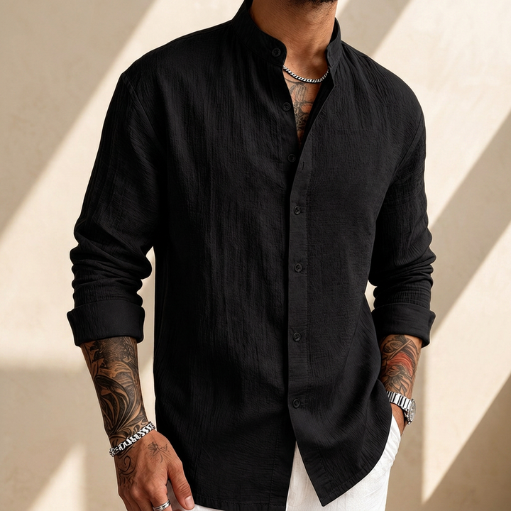 Jayden | Timeless Summer Style Soft Linen Button Shirt