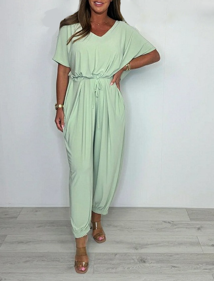 Mila – Comfortable Cotton Jumpsuit