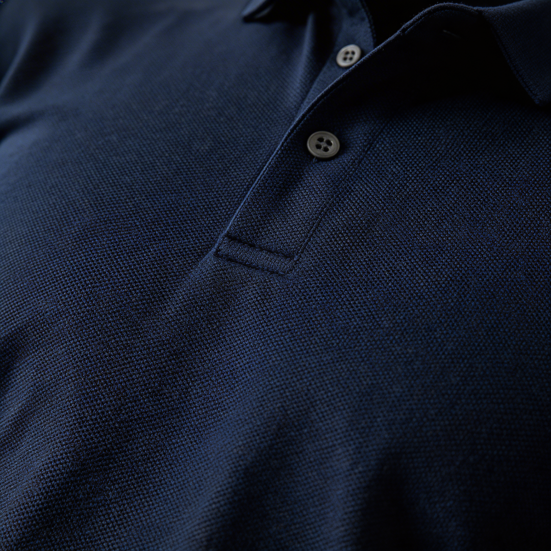 Lorenzo | Casual Long Sleeve Collared Polo Shirt
