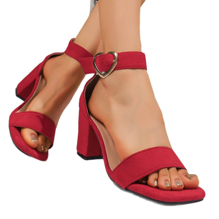 Adele | Elegant Adjustable Style Block Heel Sandals