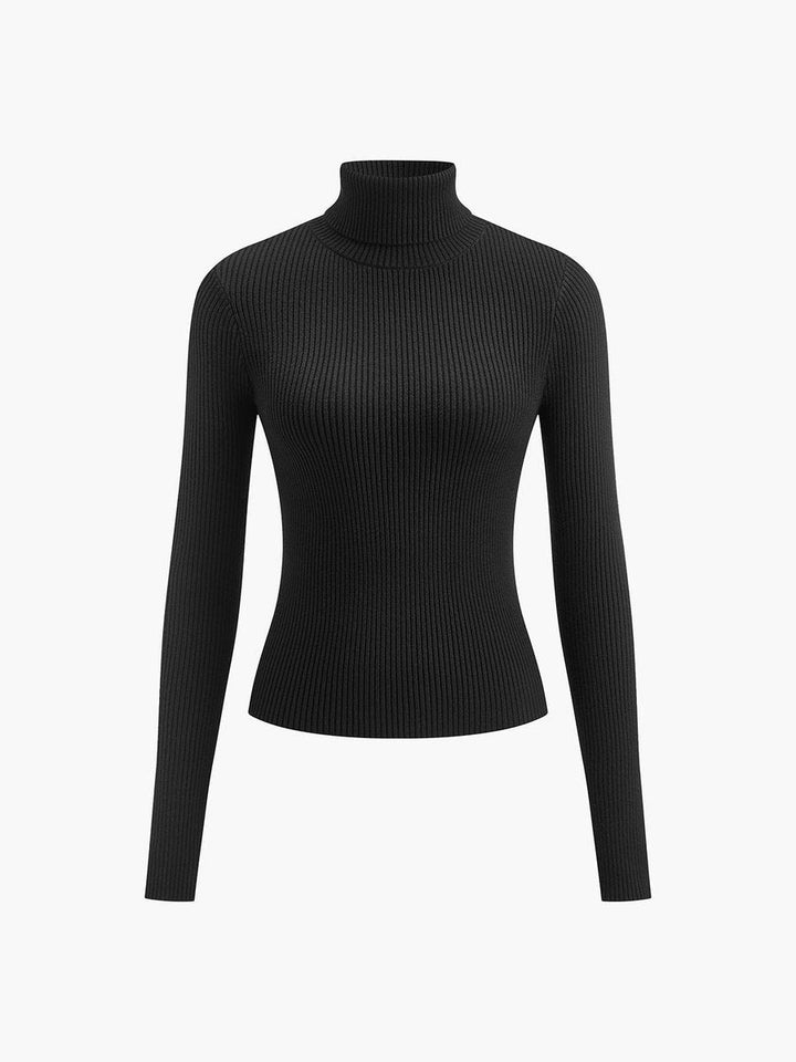 Paloma | Refined And Versatile Ribbed Turtleneck Sweater