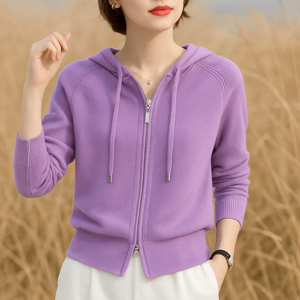 Vicki | Loft Knit Hoodie