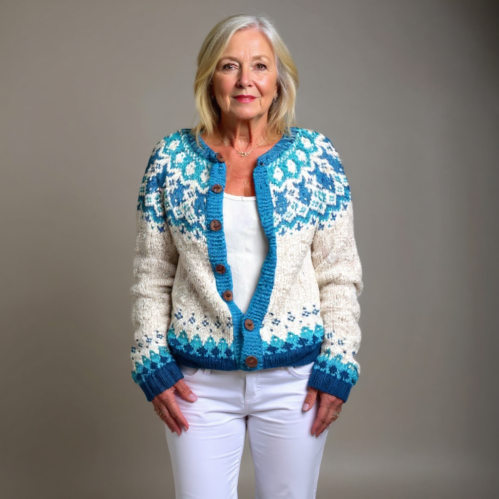 Eva - Vintage Icelandic Cardigan
