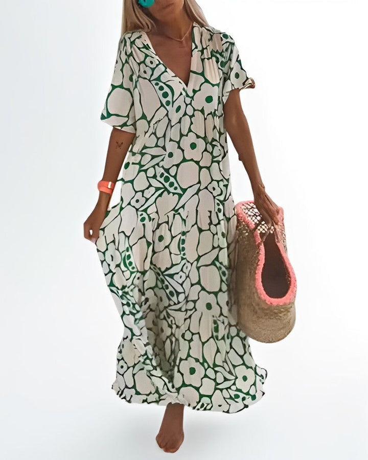 ZIRETHIA – BREEZY FLORAL DAY DRESS