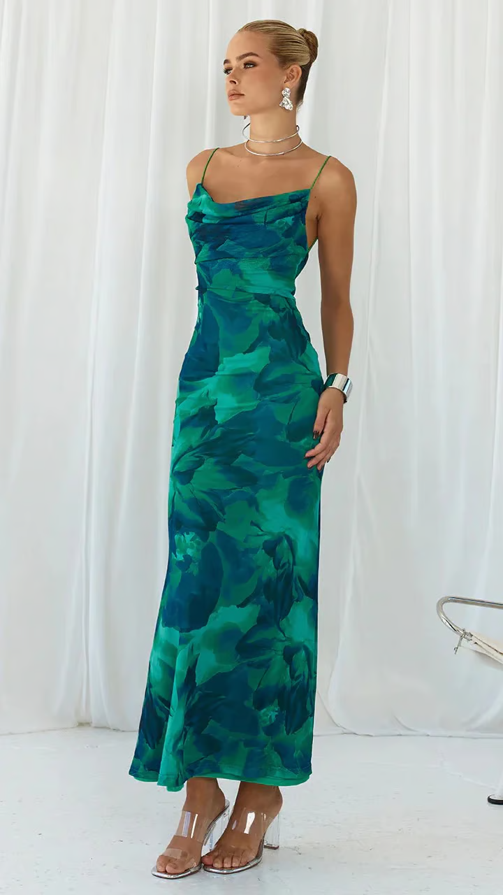 Ainsley | Sleeveless Club Party Bodycon Maxi Dress