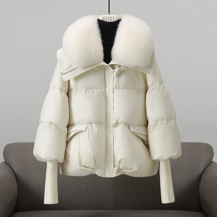 Aurora - Glam Jacket in Real Feather
