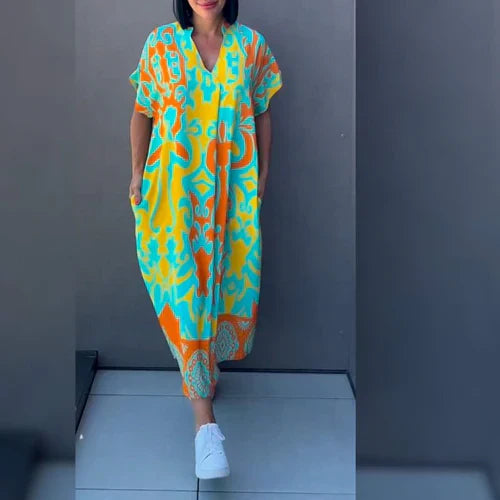 Elena – Elegant Floral Dress