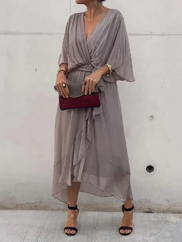 Ulani - V-Neck Flowy Dress