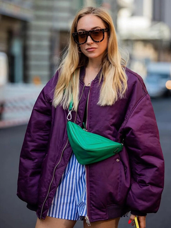 Marcia | Women's Oversized Bomber Jacket